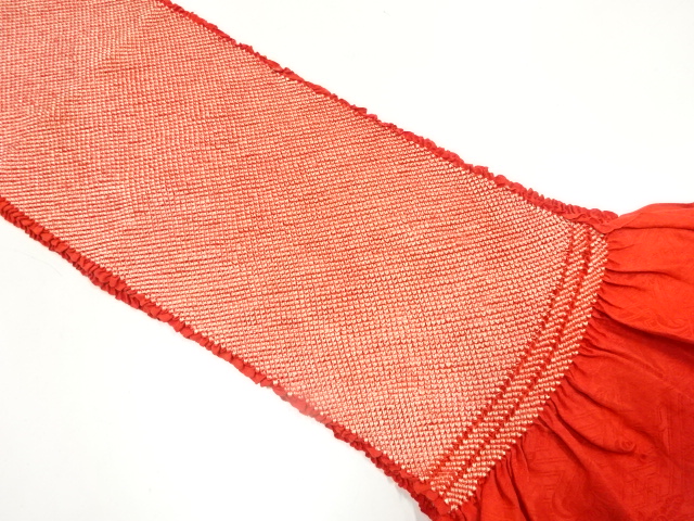 正絹　絞り　振袖用帯揚げ